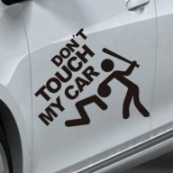 Стикер за кола - Don`t Touch My Car, снимка 2 - Аксесоари и консумативи - 16181302