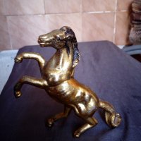 метална статуетка-кон, снимка 3 - Антикварни и старинни предмети - 23042361
