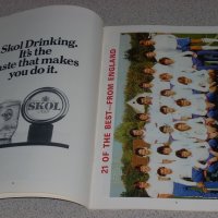Англия - Бразилия оригинална футболна програма от 1978 г. - Зико, Кевин Кийгън, снимка 4 - Други ценни предмети - 19924467