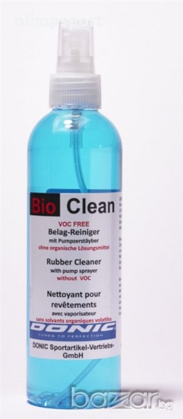 препарат за почистване на гуми за тенис на маса Donic Bio Clean  250 мл, снимка 1