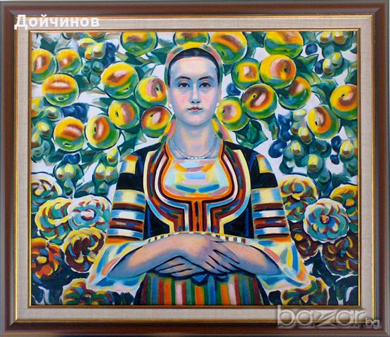 Селянин с грозде, Владимир Димитров, ''Майстора'', снимка 9 - Картини - 17104726