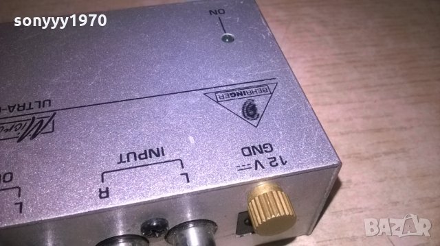 behringer pp400 ultra-compact phono preamp-внос швеция, снимка 10 - Ресийвъри, усилватели, смесителни пултове - 25722011