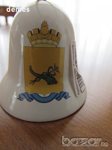  Порцеланова камбанка-5 см-сувенир от Улан Уде-Русия, снимка 3 - Други ценни предмети - 21135265