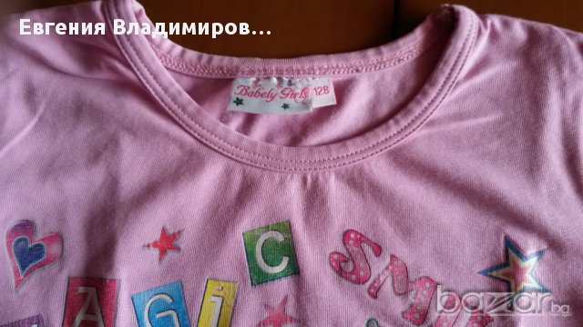 Джинси,7/8 дънки, рокли и блузи, снимка 13 - Детски Блузи и туники - 10643255