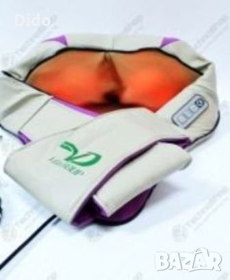 3D ШИАЦУ МАСАЖОР - SHIATSU масажор за врат, рамене и гръб!, снимка 2 - Други стоки за дома - 24440769