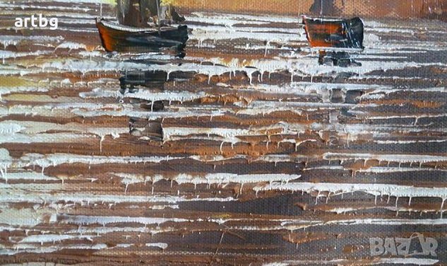 Автентична картина "Изгрев", снимка 4 - Картини - 24721528