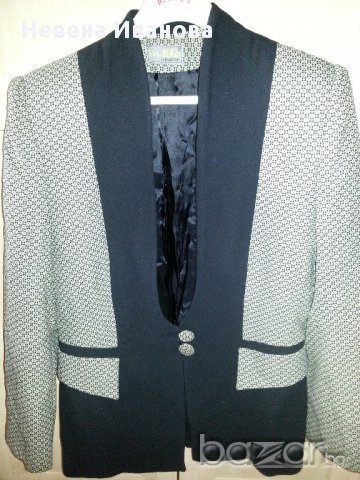 Дамски костюм сако и пола в два цвята