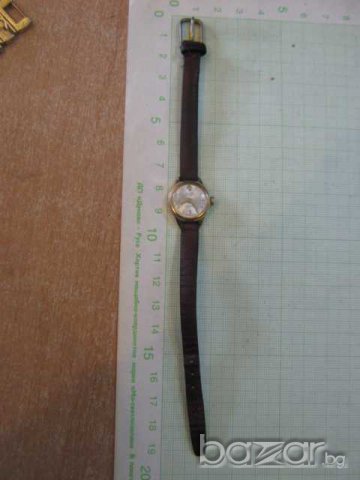 Часовник швейцарски дамски "TRESSA" позлатен, снимка 2 - Дамски - 7609355