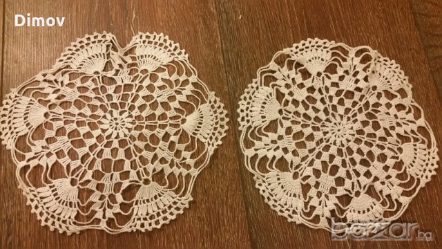 Ръчно изплетени на една кука  Двойка каренца