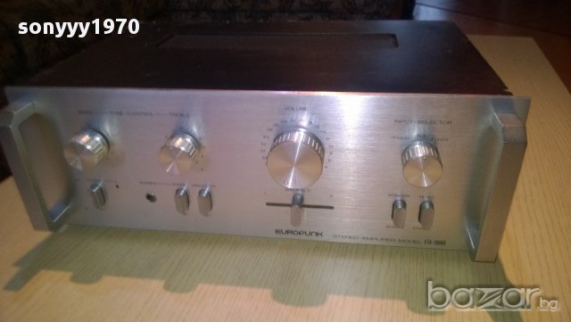 eurofunk model-efa 2000-stereo amplifier-made in japan-нов внос от швеицария, снимка 6 - Ресийвъри, усилватели, смесителни пултове - 9222696