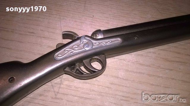 пушка-запалка 40х5см-внос швеицария, снимка 3 - Антикварни и старинни предмети - 18135163