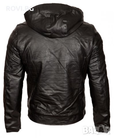 Мъжко зимно кожено яке – 3160, снимка 4 - Якета - 23305232