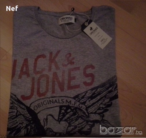  Тениска Jack & Jones Leith Tee , снимка 1 - Тениски - 14446058