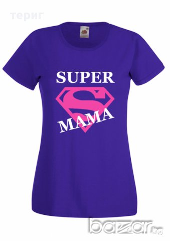 супер мама, снимка 3 - Тениски - 12960338