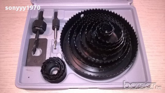 Нов голям-Комплект от 16 бр фрези и свредла в куфар, снимка 3 - Други инструменти - 17101898