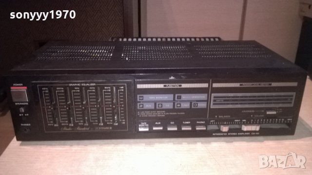 fisher ca-60 amplifier-made in japan-за ремонт-внос швеицария, снимка 2 - Ресийвъри, усилватели, смесителни пултове - 22600256