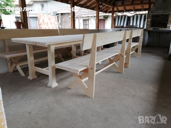 Баварски маси и пейки, снимка 6 - Градински мебели, декорация  - 24211985