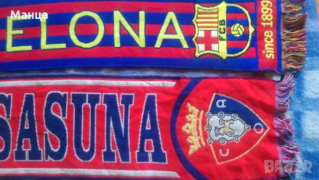 Шал на Барса и Осасуна, снимка 2 - Фен артикули - 23818155