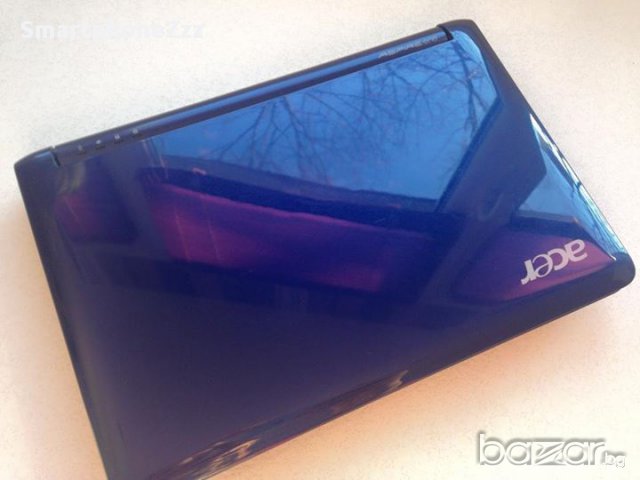 8.9" Acer Aspire One Zg5 Blue Intel Atom N270 1.60ghz/1024mb DDR 2/120гб/ Wi-fi/1024 х 600/ , снимка 2 - Лаптопи за дома - 10725763
