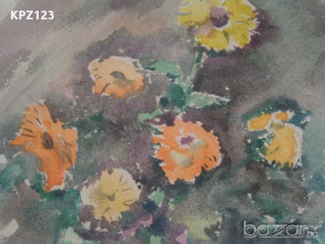 Картина акварел на Лазаров, снимка 2 - Картини - 12696103