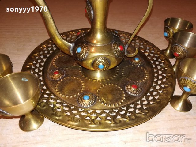 ПОРЪЧАН-ретро колекция-чаиник+чаши+поднос-внос швеицария, снимка 12 - Колекции - 20288748