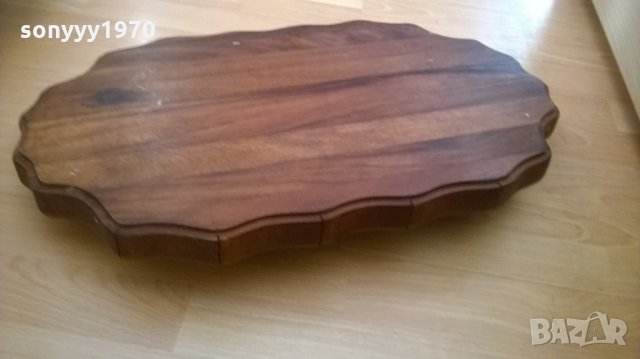 АНТИК-КОЛЕКЦИЯ-истинска масивна дъска за рязане на месо-57х37х4см-внос швеицария, снимка 13 - Колекции - 23986175