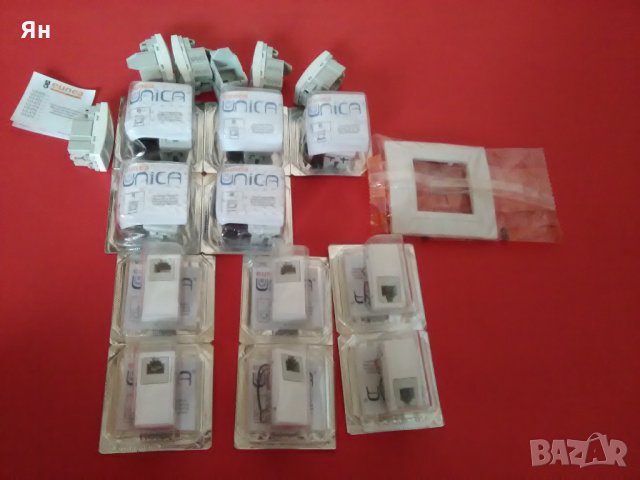  Schneider UNICA Модули RJ45 cat5e UTP,RJ11,Рамка 