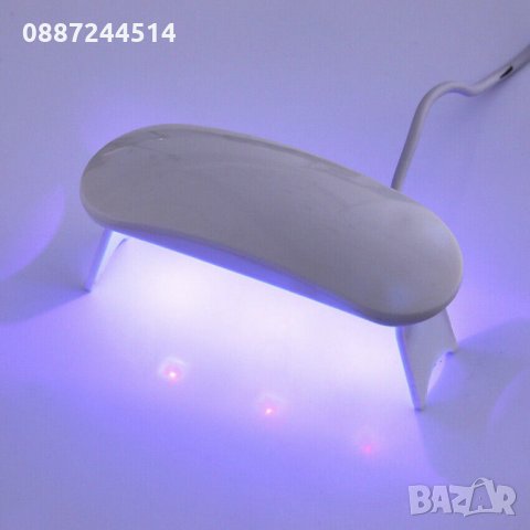 Мини LED Usb Лампа за Нокти 6W, снимка 10 - Продукти за маникюр - 26160091