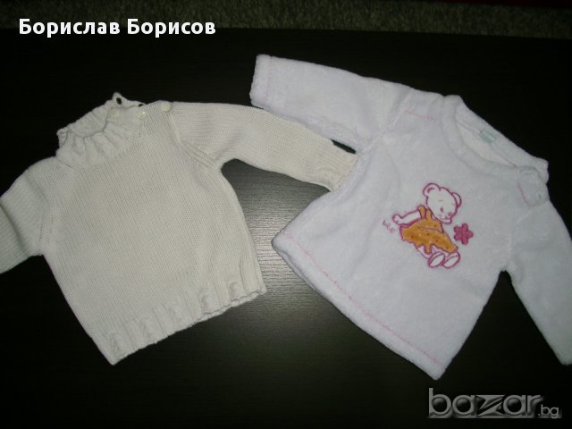 Блузки №68 и №74/7-10мес./, снимка 2 - Бебешки блузки - 17297819