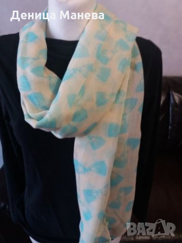 Дамски шал, снимка 4 - Шапки - 23787132