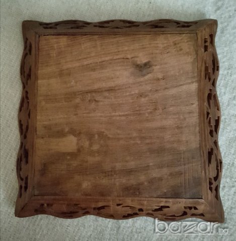 Дървен поднос, снимка 2 - Декорация за дома - 20494548