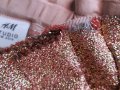 H&M Studio детски панталонки блещукащи цвят мед 4-6 г момиче, снимка 4