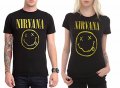 НОВО! ROCK T-SHIRTS NIRVANA ЗА НЕЯ И ЗА НЕГО! ПОРЪЧАЙ модел с ТВОЯ идея!!, снимка 1 - Тениски - 18188664