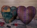 Две декоративни възглавници Сърце, снимка 1 - Възглавници - 20359297