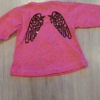 Дънкова поличка за бебка и сладурски блузки , снимка 4 - Бебешки рокли - 23357130