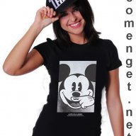 New! Дамска тениска MICKEY MOUSE LIFE IS A JOKE! Създай модел по Твой дизайн, свържи се нас!, снимка 1 - Тениски - 15108757