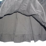 Дънкова пола с волани ”Phink Industries" / кафява дънкова пола, снимка 7 - Поли - 15446553