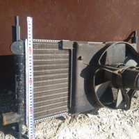 Радиатор с перка за Опел с двигател 1,3 и други, снимка 2 - Части - 26179680