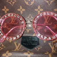 Слънчеви розови  кръгли очила Gucci, снимка 6 - Слънчеви и диоптрични очила - 21816933