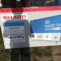 sharp smart tv-3d-49 инча-спукан екран-внос швеицария, снимка 2 - Телевизори - 21506114