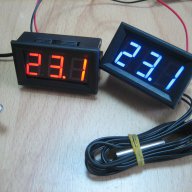Цифров термометър със сонда (панелен) -50 - 110 ° C, снимка 3 - Други инструменти - 9634162