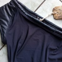 Pause Jeans  асиметричен черна блуза, снимка 2 - Тениски - 25275746
