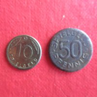 Стар немски жетон монета стари жетони , снимка 4 - Колекции - 26065901
