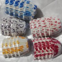 50 бр различни хартиени капсули кошнички форми за бонбони хапки парти, снимка 2 - Форми - 22124163