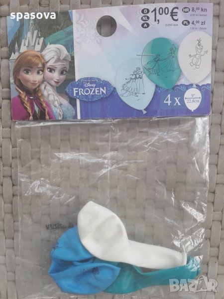 4 балона Disney Frozen, снимка 1