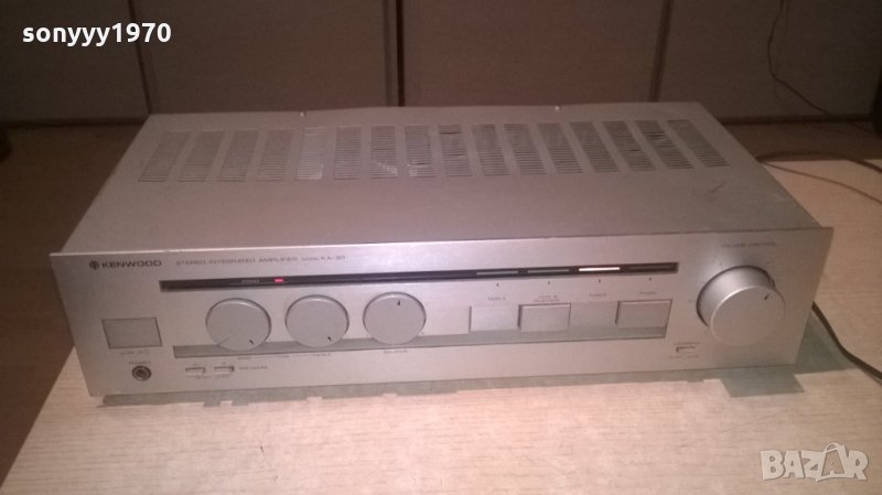 &kenwood ka-30 stereo amplifier-made in japan-внос швеицария, снимка 1