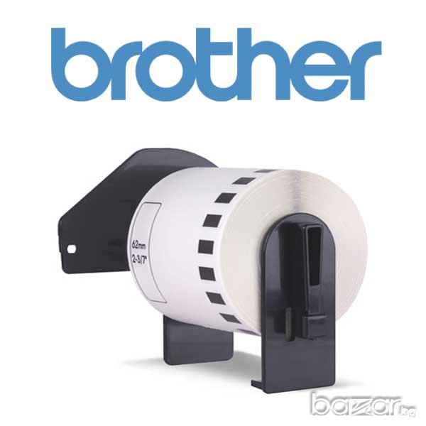 Етикети Brother DK-22210 ленти 29ммХ30,5м, снимка 1