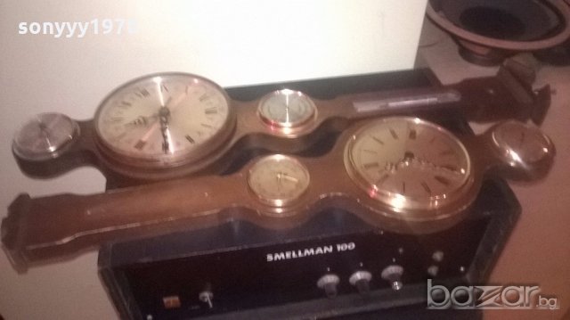 стари часовници с барометри-2бр х 165лв-внос швеицария, снимка 2 - Антикварни и старинни предмети - 19807788