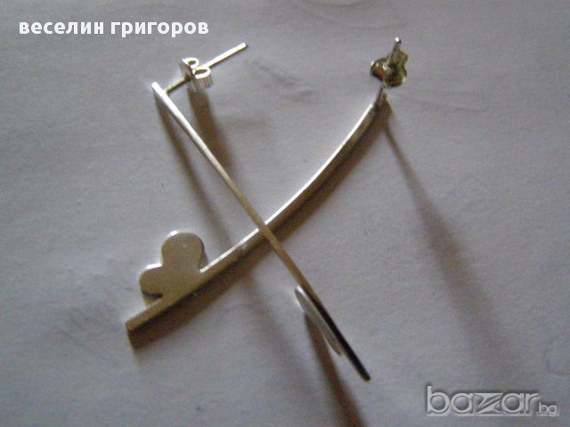 сребърни обеци, снимка 3 - Обеци - 10980043