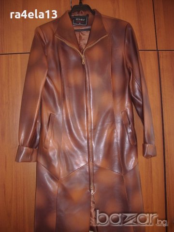 Дамско кожено манто